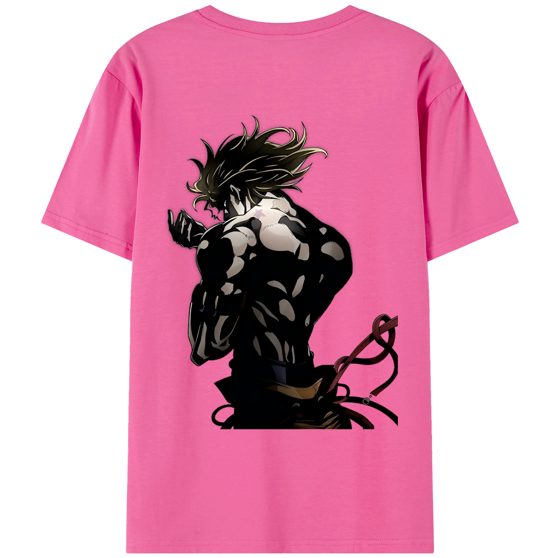 （画像用） ジョジョの奇妙な冒険 ディオ?ブランドー JoJo's Bizarre Adventure Dio Brando レディース半袖Tシャツ(バックプリント)